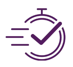 Regence Clock Icon An icon of a stopwatch